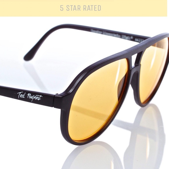 Retro Yellow tinted Aviators - Picture 6 of 7